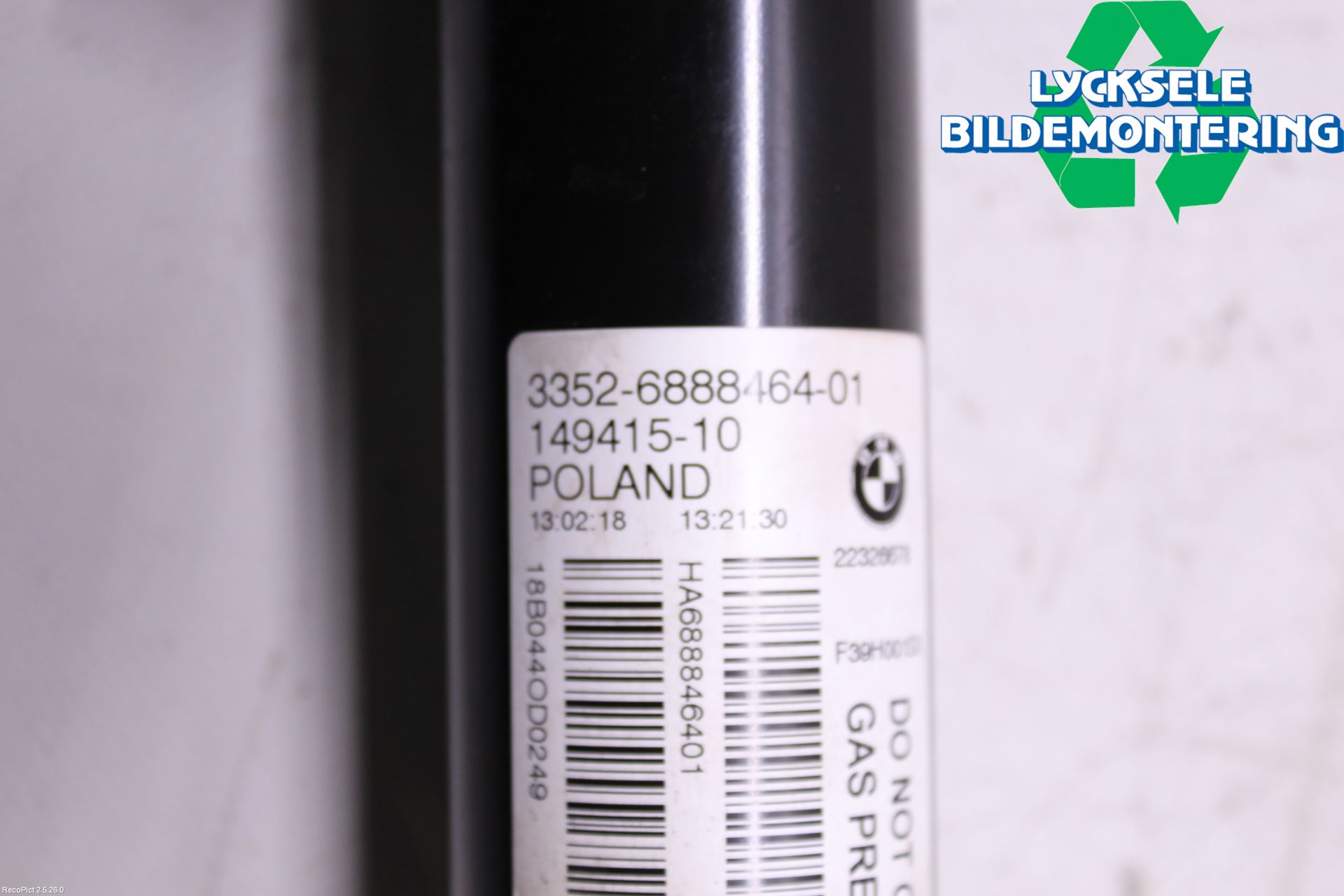 BMW X2 F39 18-23 Stötdämpare Bak