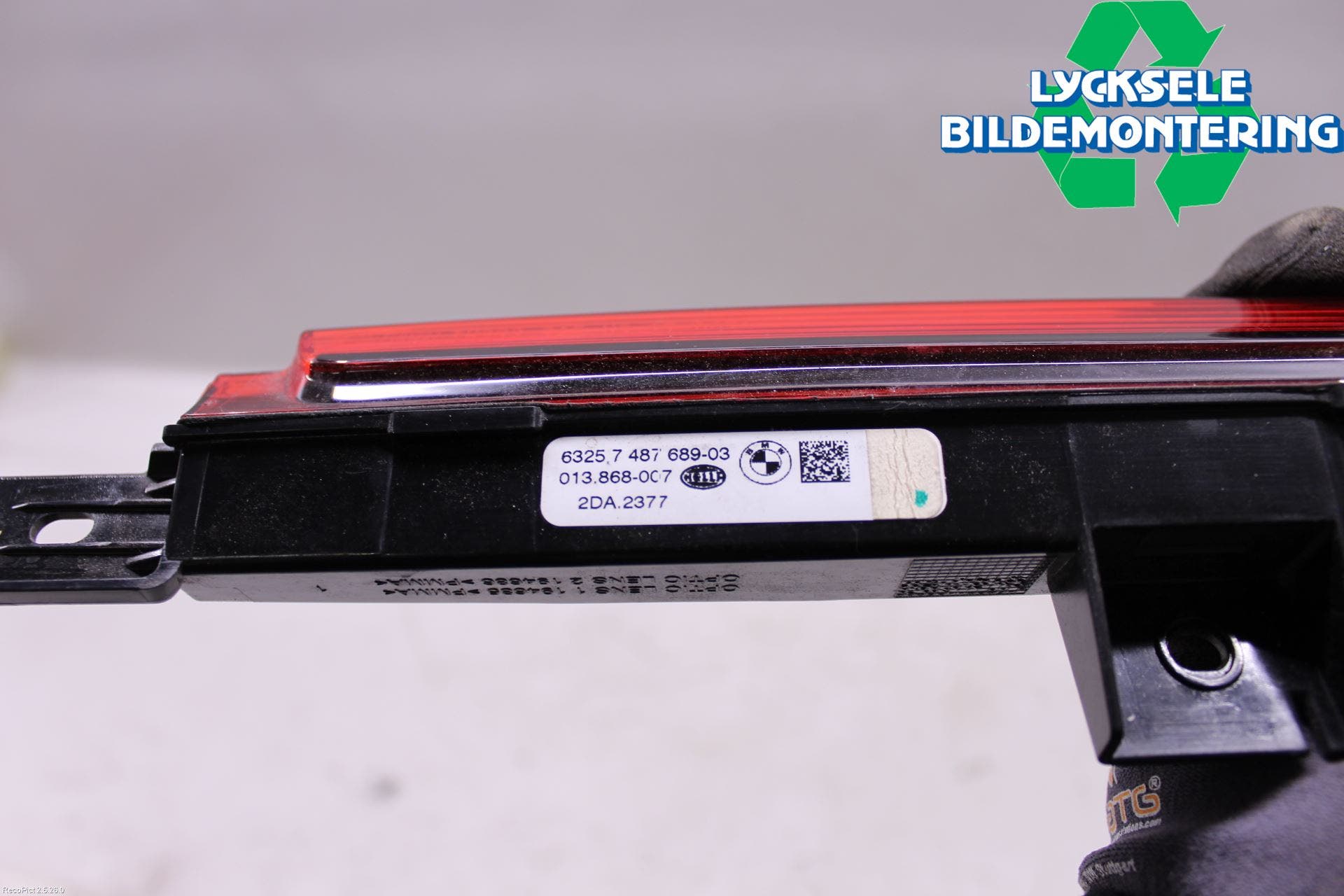 BMW X2 F39 18-23 Bromsljus Bakruta