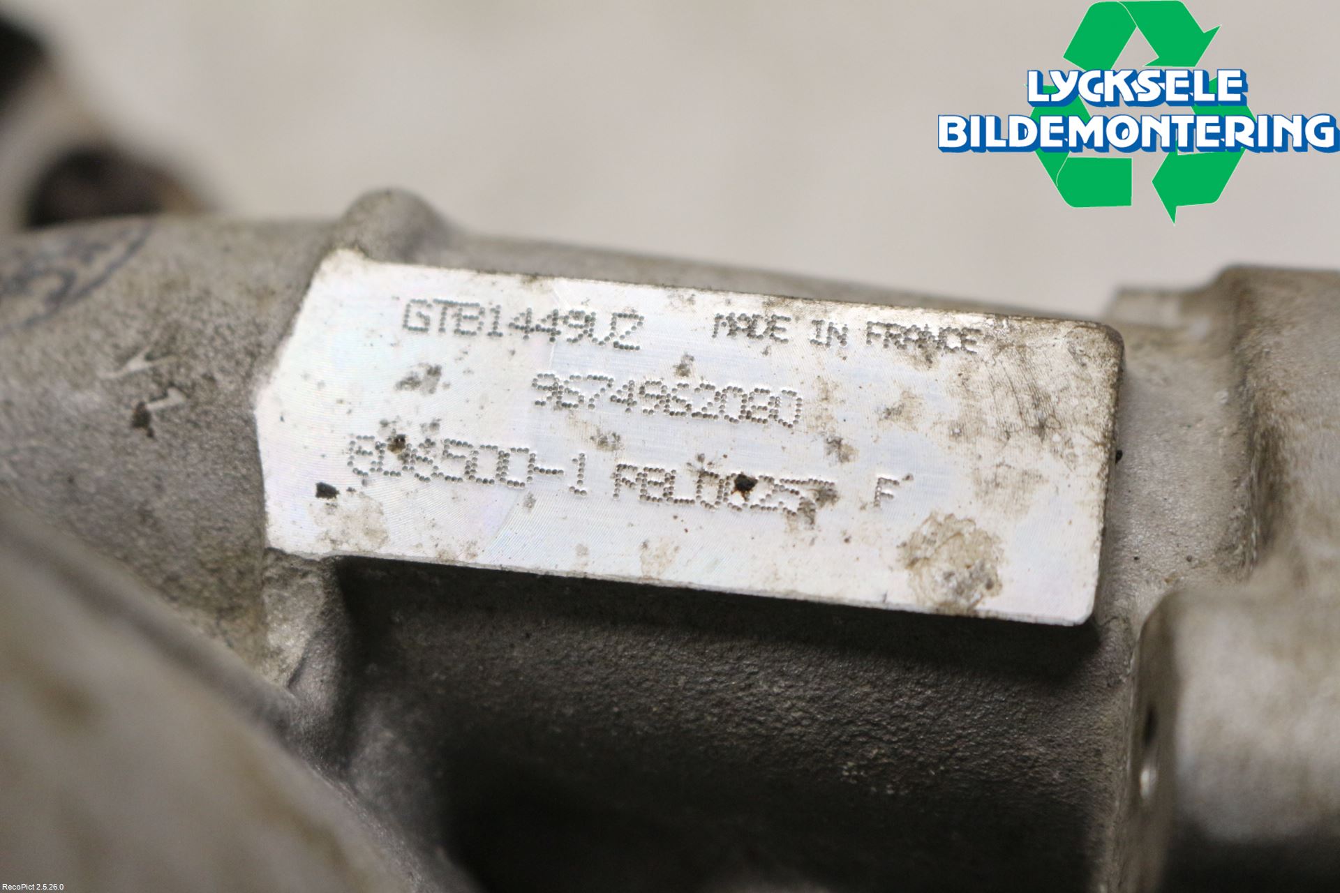 Citroen C4 PICASSO 06-13 Turboaggregat