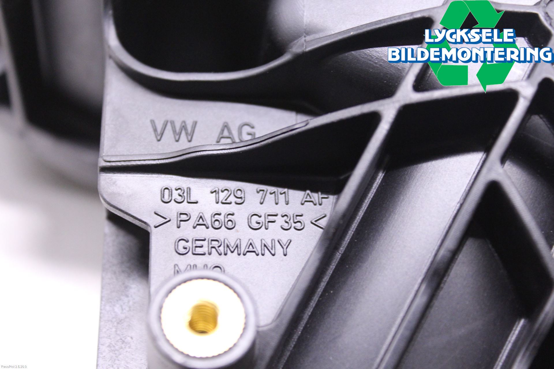 Audi A6/S6 4G 11-18 Grenrör Insug