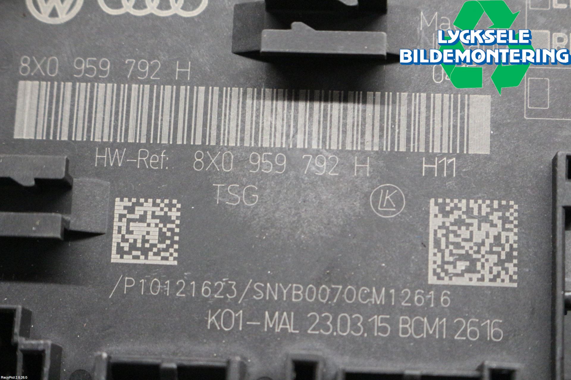 Skoda SUPERB 09-15 Styrenhet Dörr