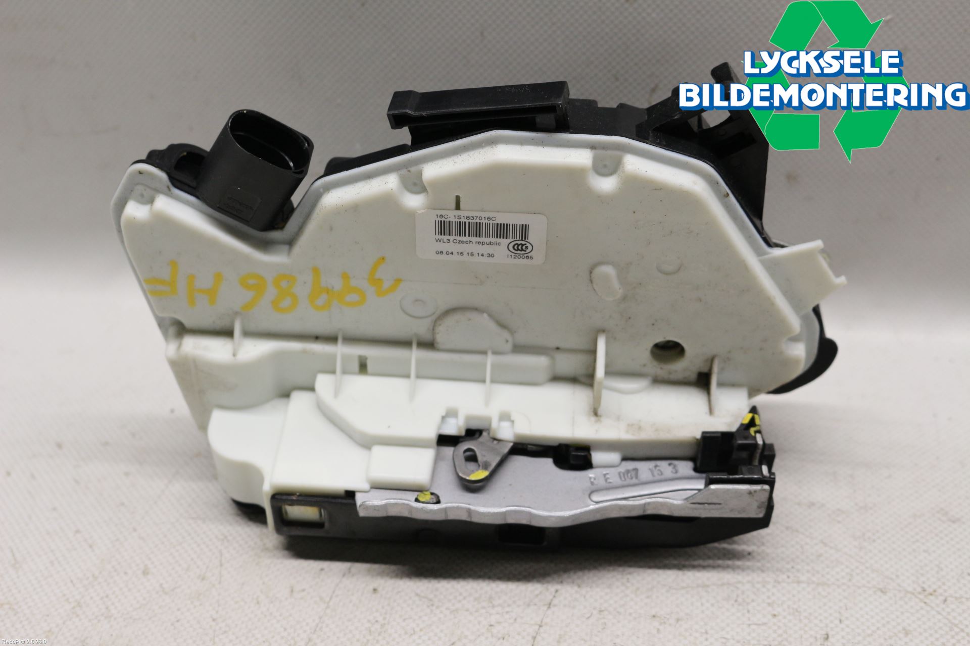 Skoda SUPERB 09-15 Låskista-Dörrlås