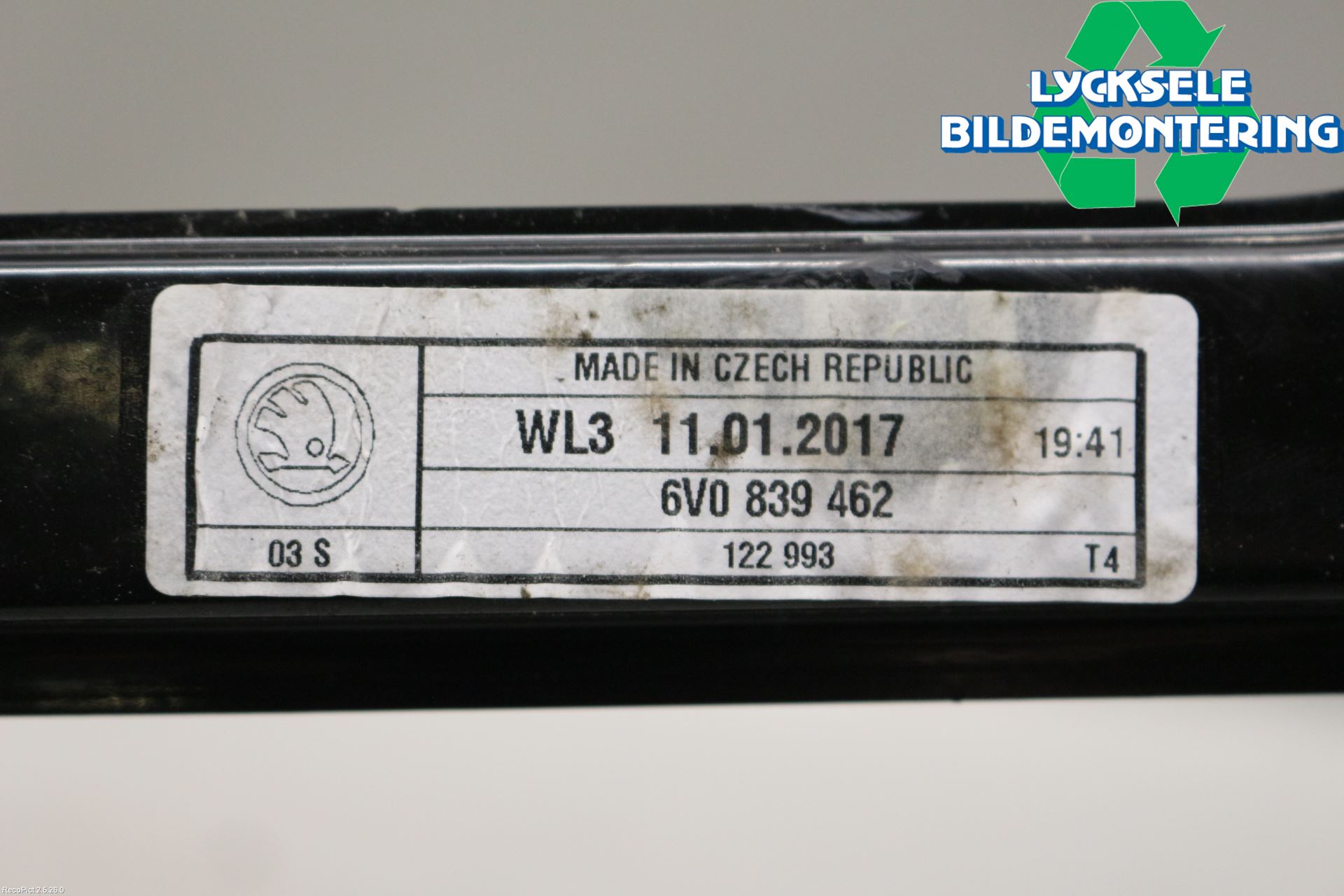 Skoda FABIA 15-21 Fönsterhissmekanism