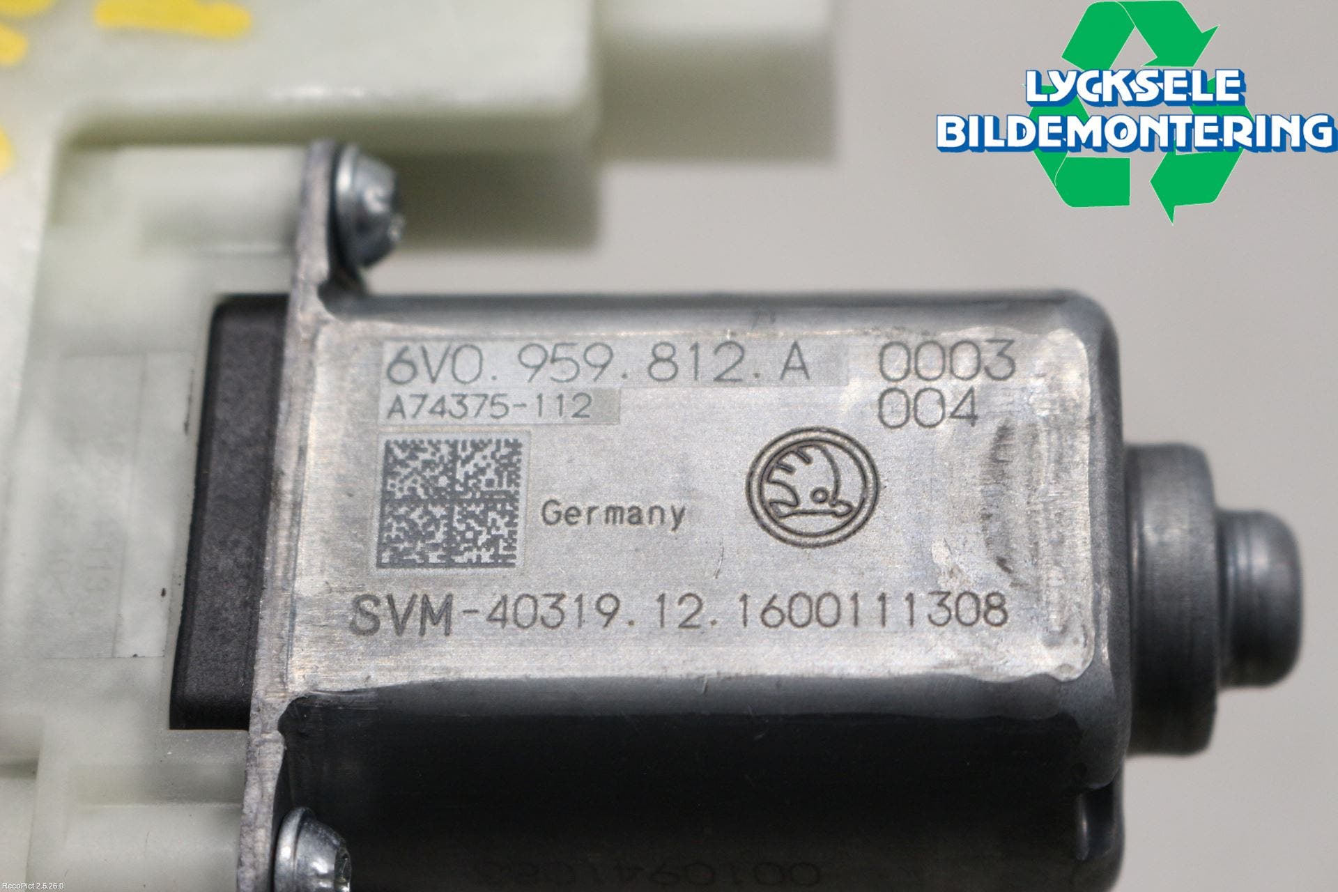 Skoda FABIA 15-21 Fönsterhissmotor