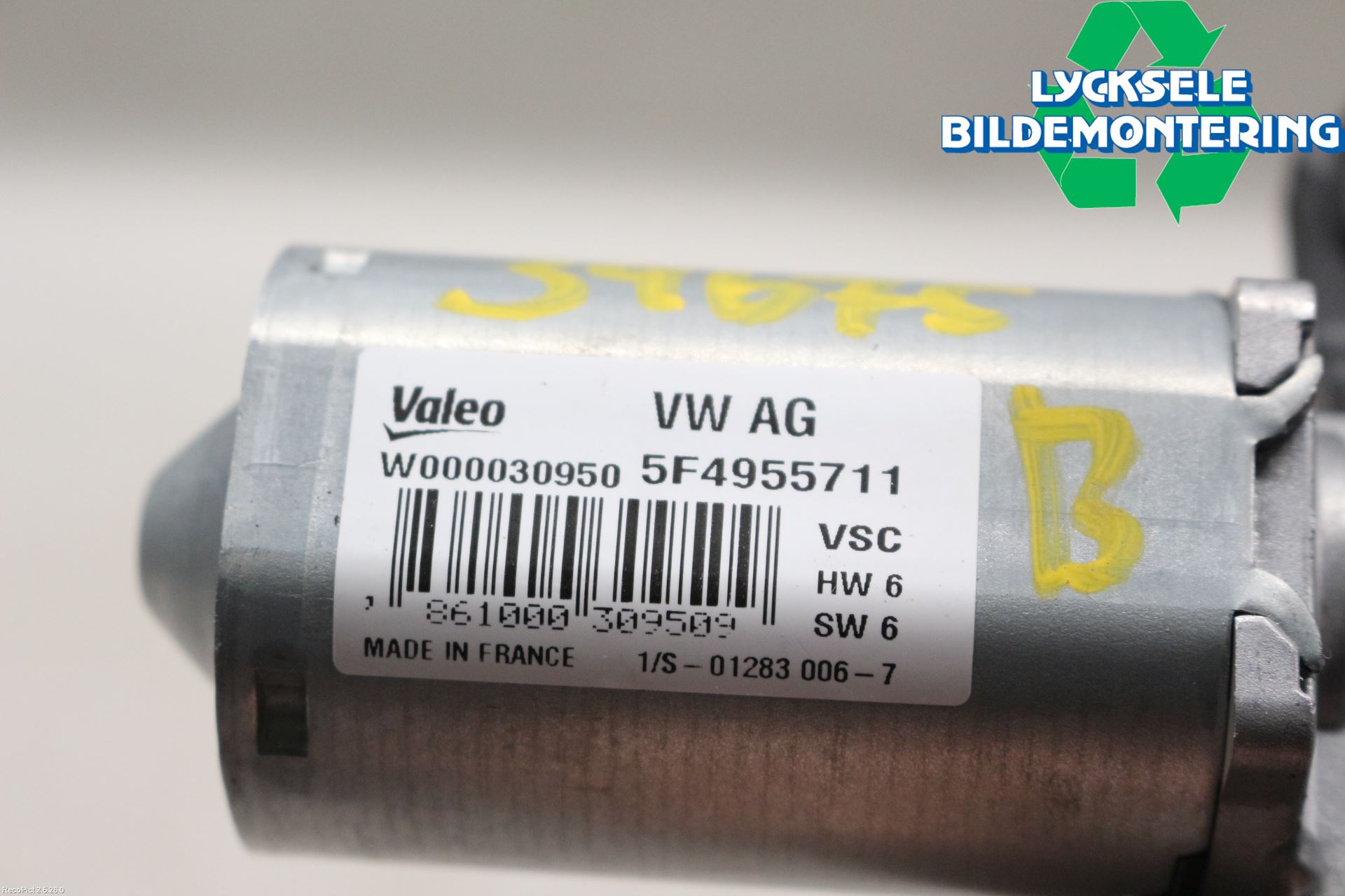 Skoda FABIA 15-21 Torkarmotor Baklucka