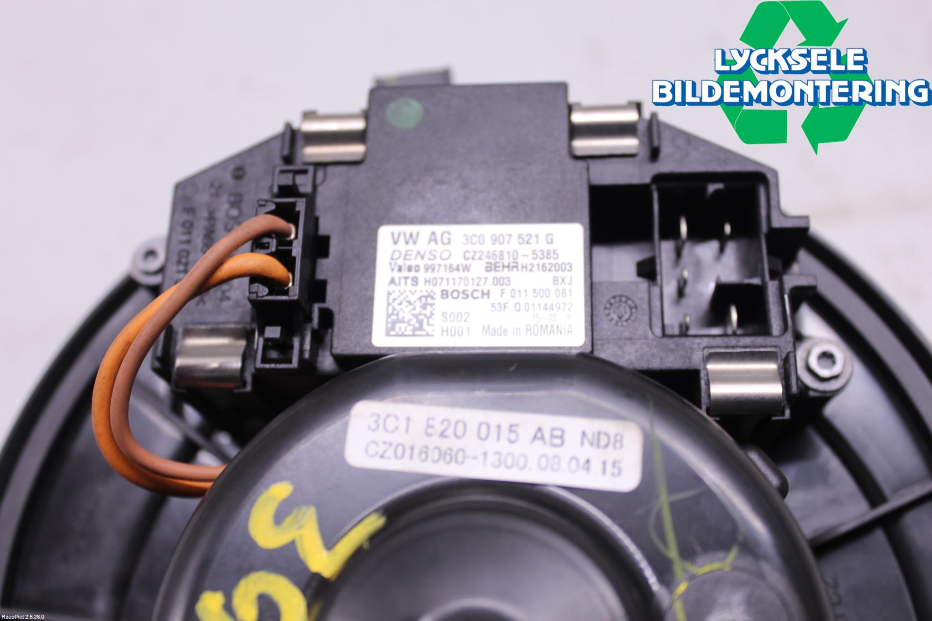 Skoda SUPERB 09-15 Ac Värmefläkt