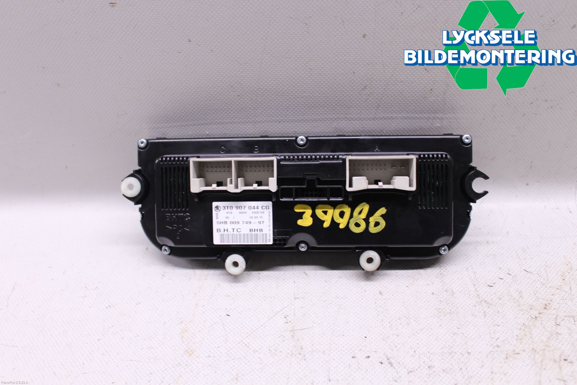 Skoda SUPERB 09-15 Ac Styrenhet Ac Manöveren