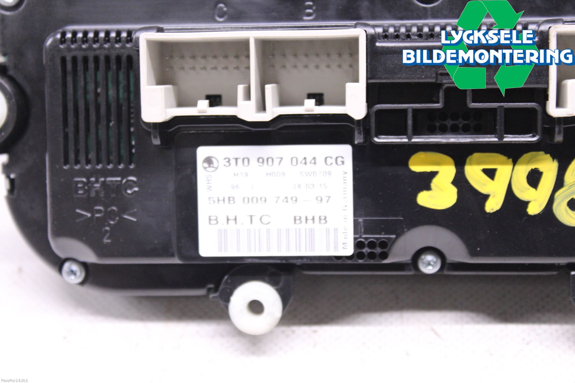 Skoda SUPERB 09-15 Ac Styrenhet Ac Manöveren