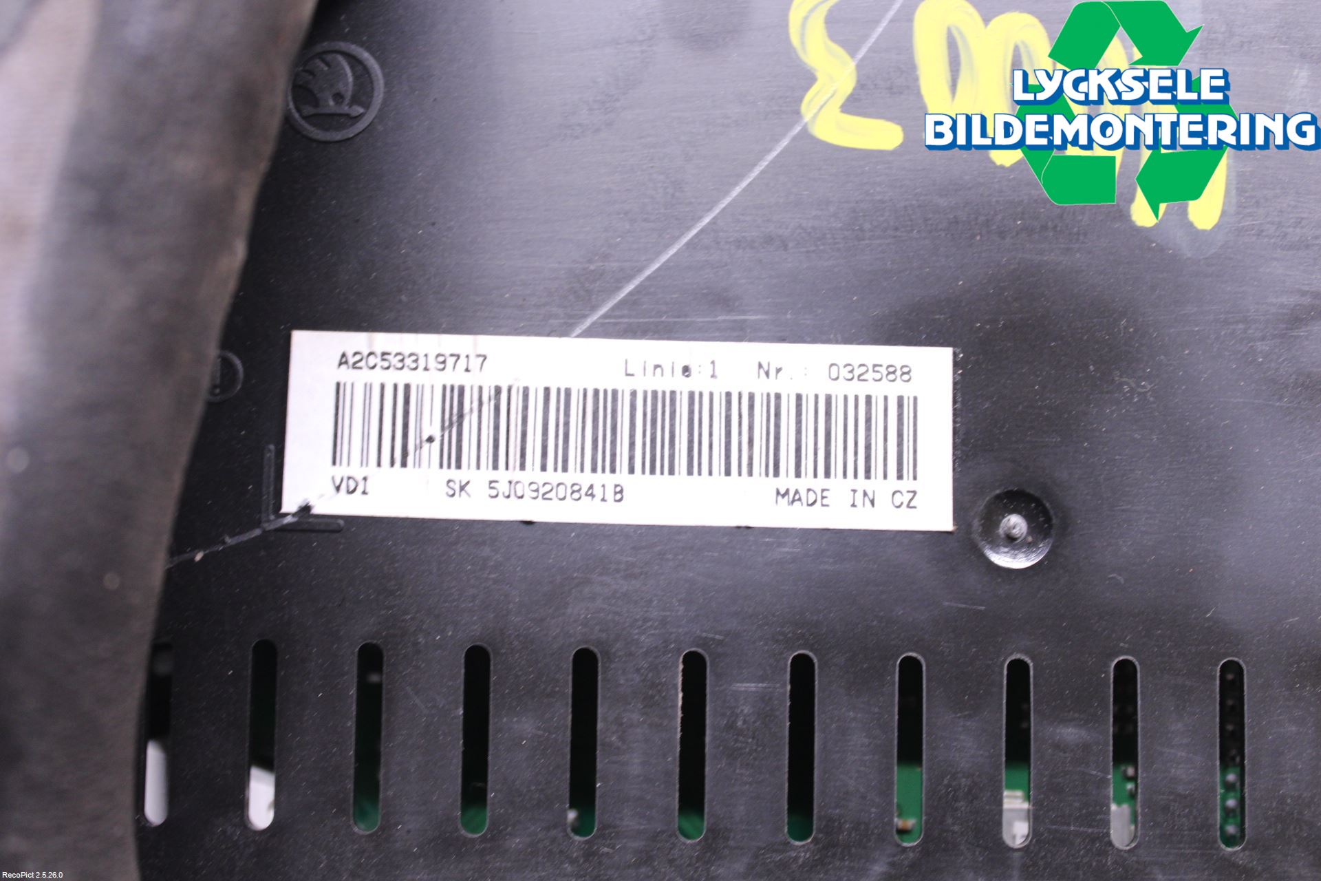 Skoda FABIA 07-14 Instrument Komb