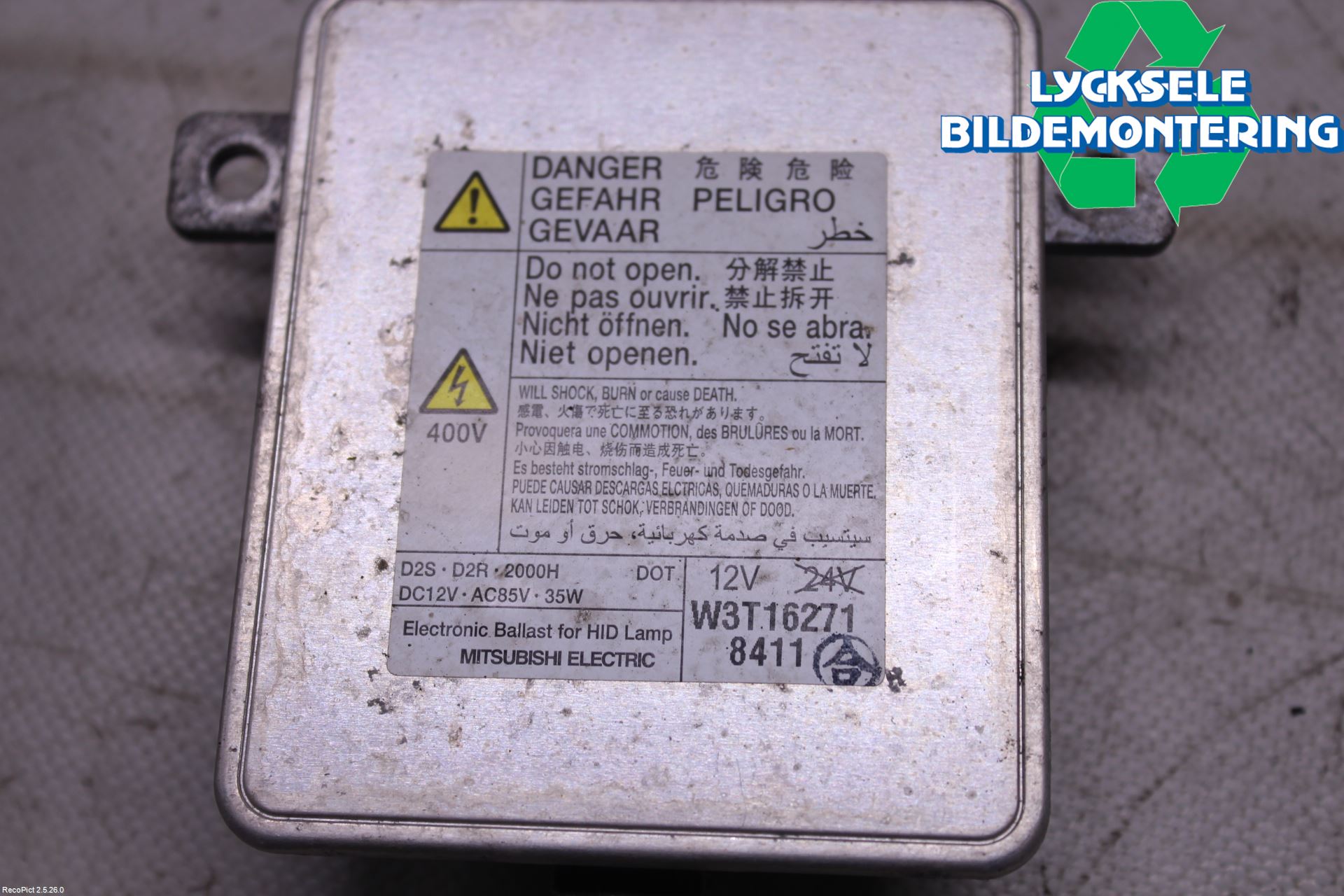 Citroen C-CROSSER Styrenhet Strålkastare