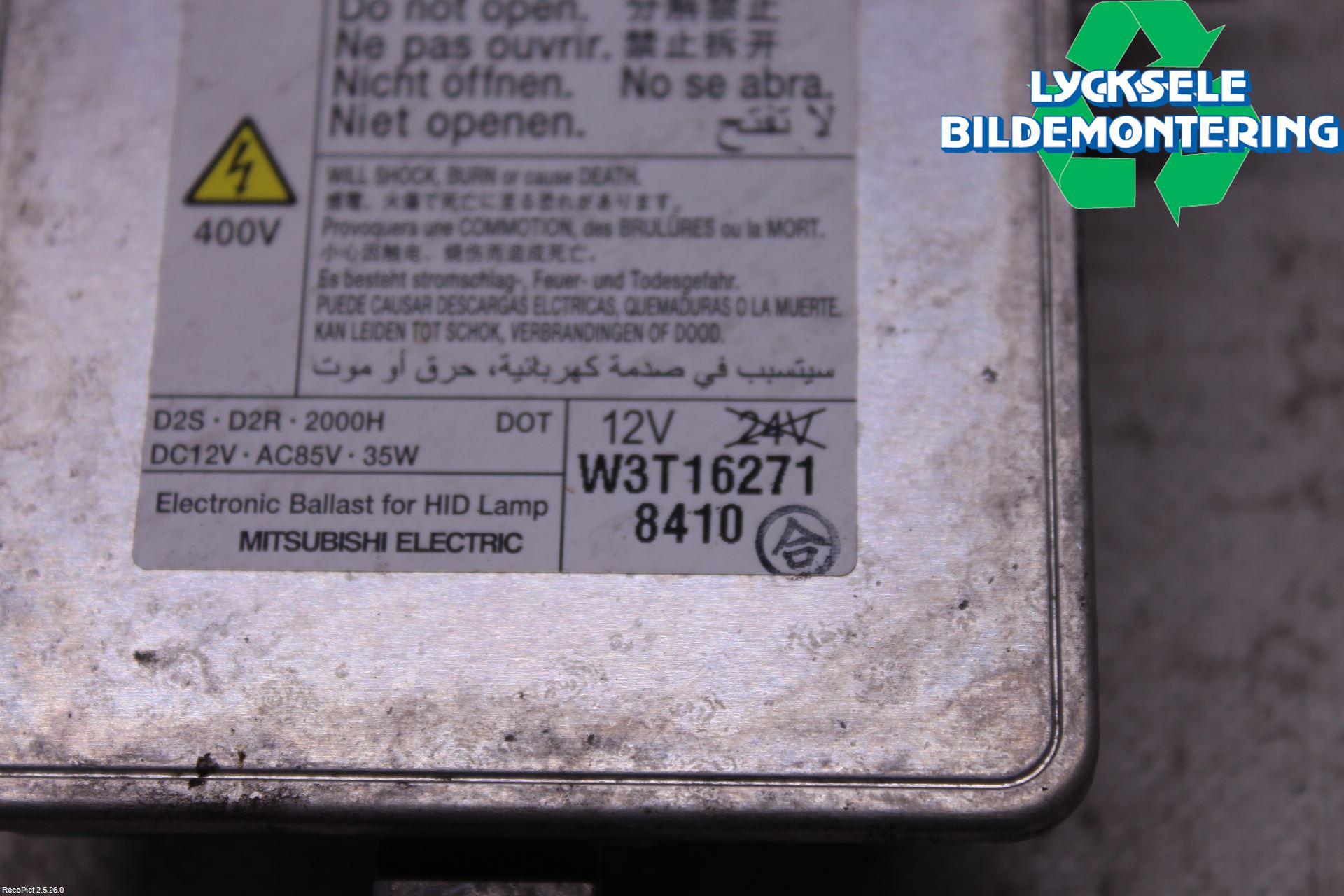 Citroen C-CROSSER Styrenhet Strålkastare