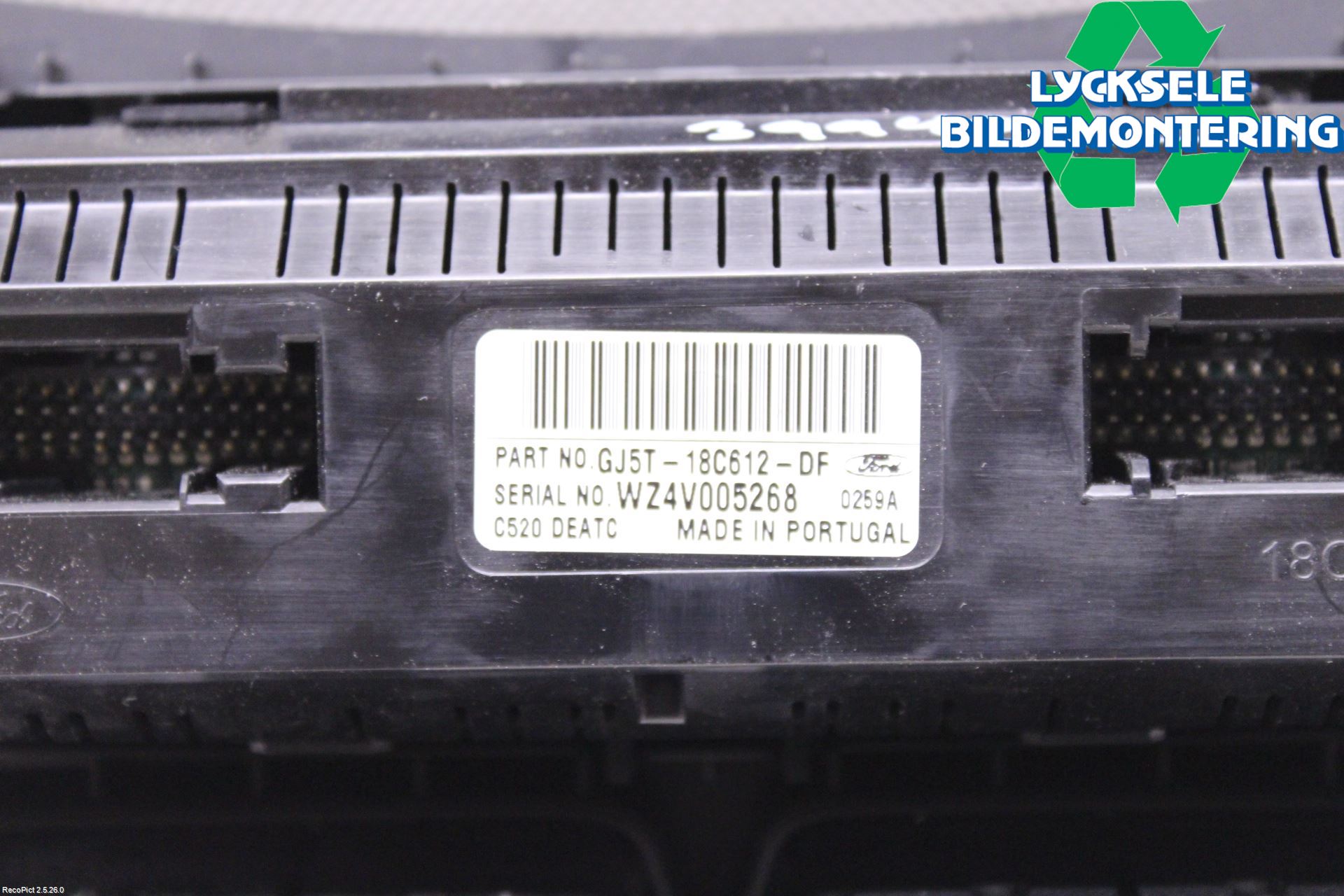 Ford KUGA 17-19 Ac Styrenhet Ac Manöveren