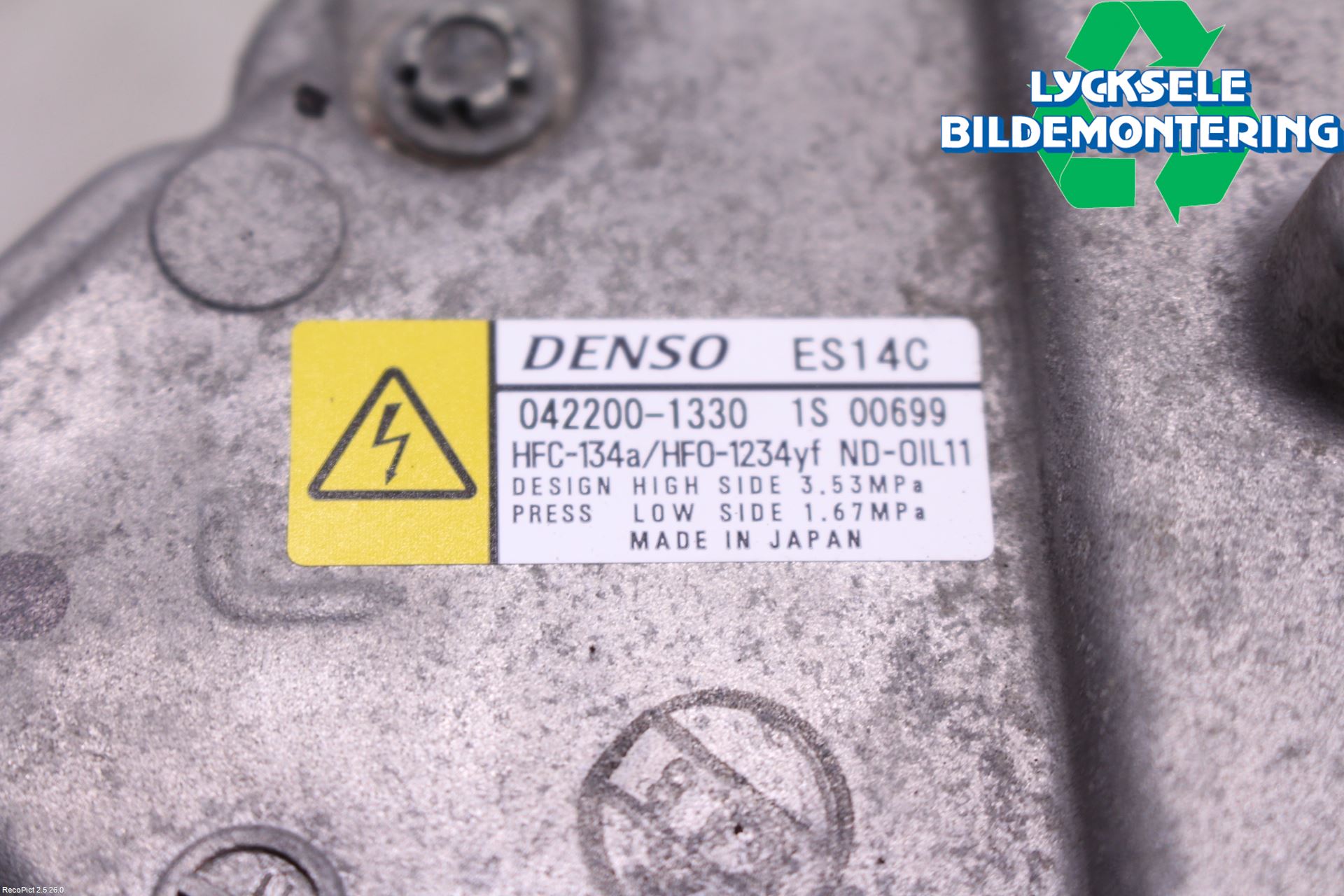 Toyota AURIS 13-19 Ac Kompressor