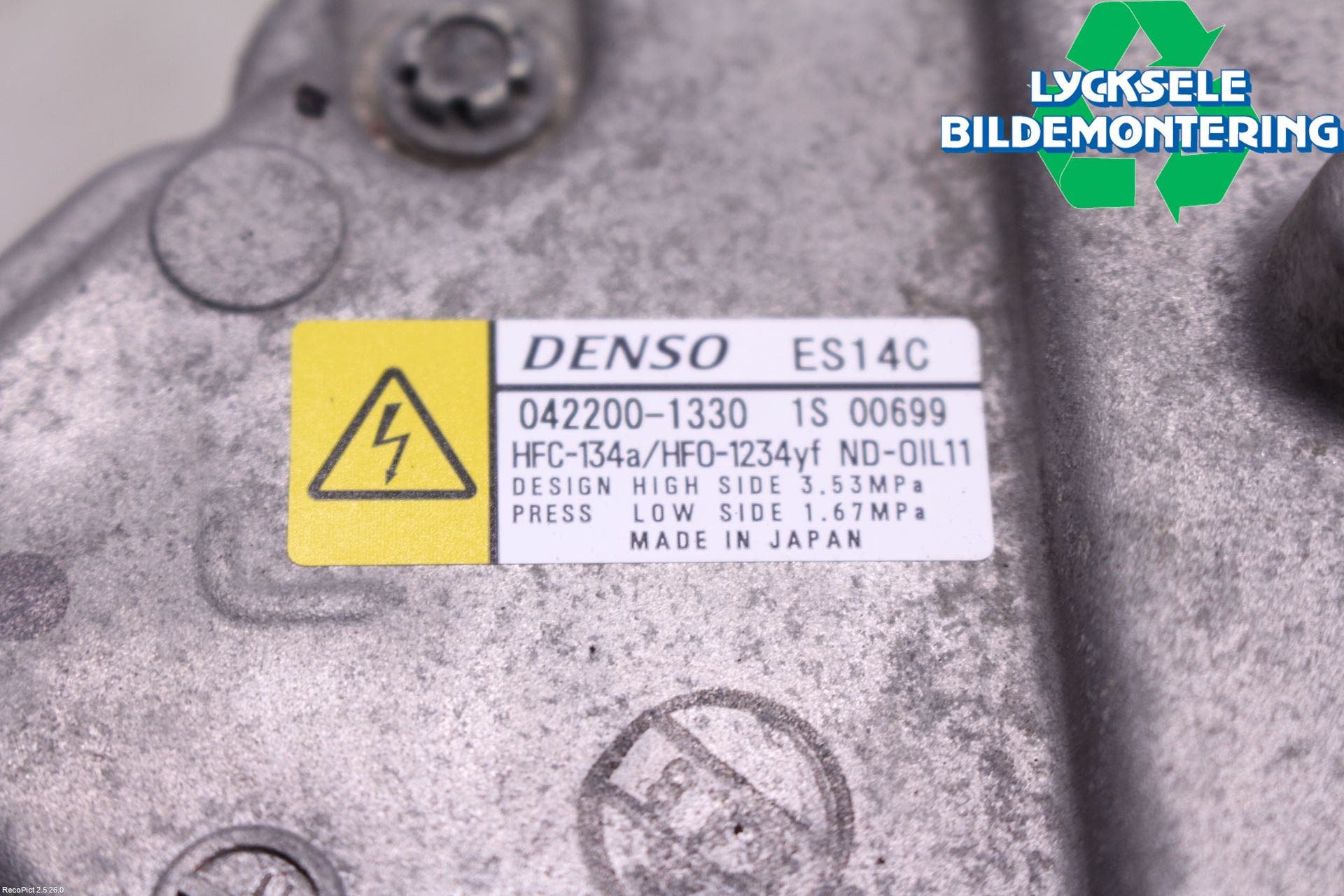 Toyota AURIS 13-19 Ac Kompressor