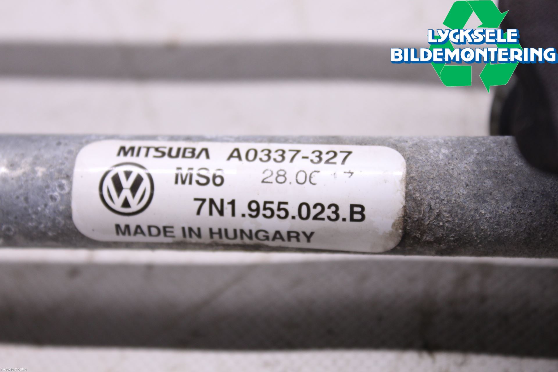 Volkswagen VW SHARAN 11- Torkarmotor Vindruta