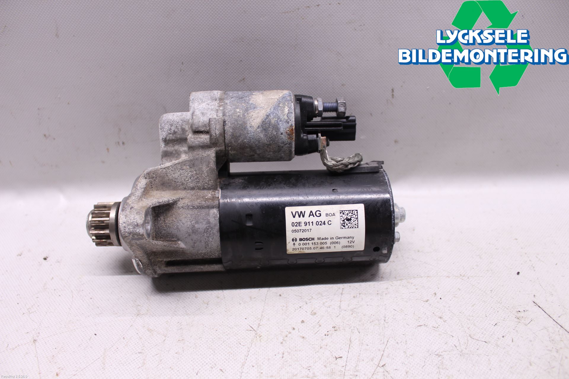 Volkswagen VW SHARAN 11- Startmotor Diesel