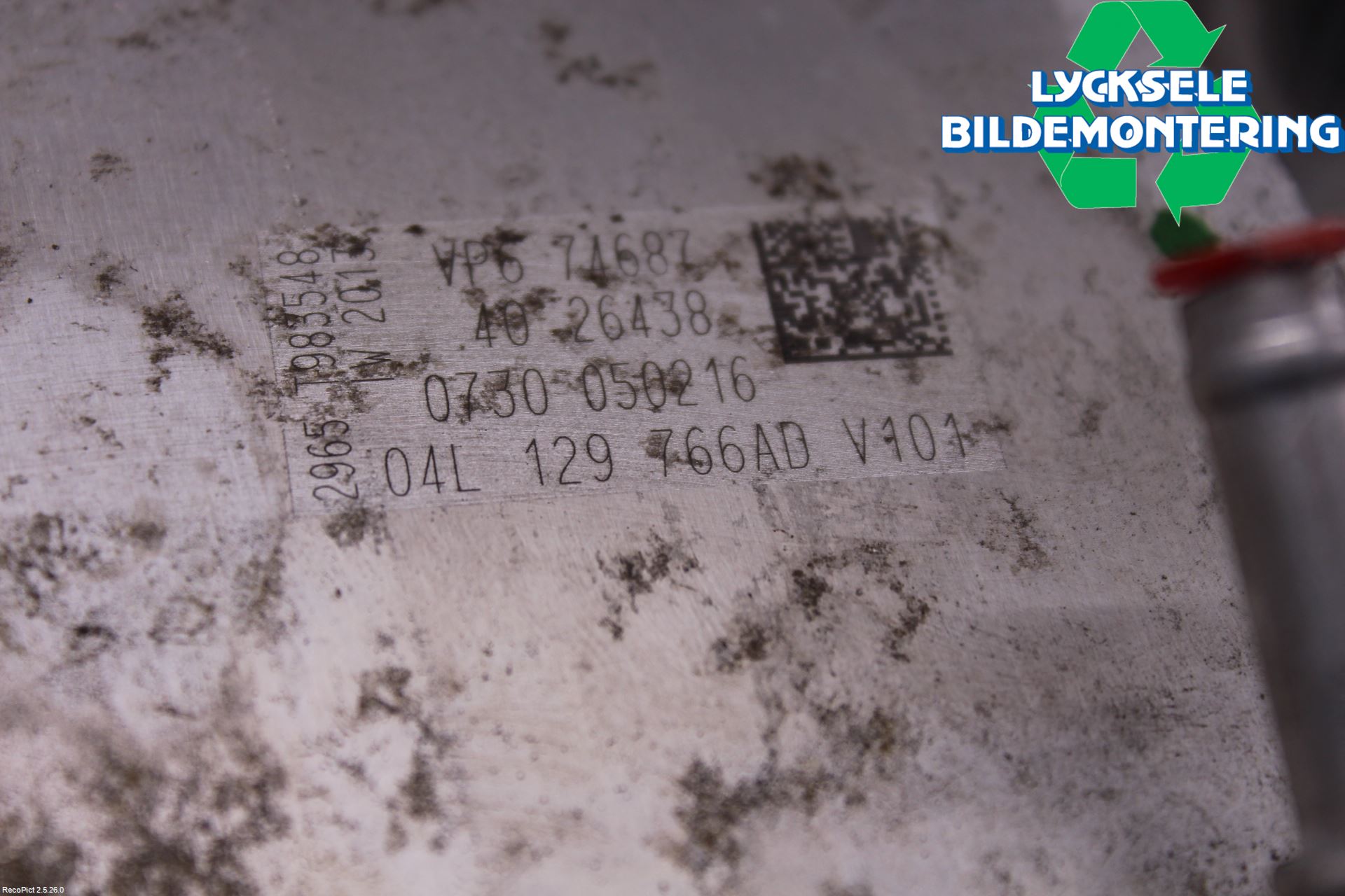 Audi A6/S6 4G 11-18 Grenrör Insug