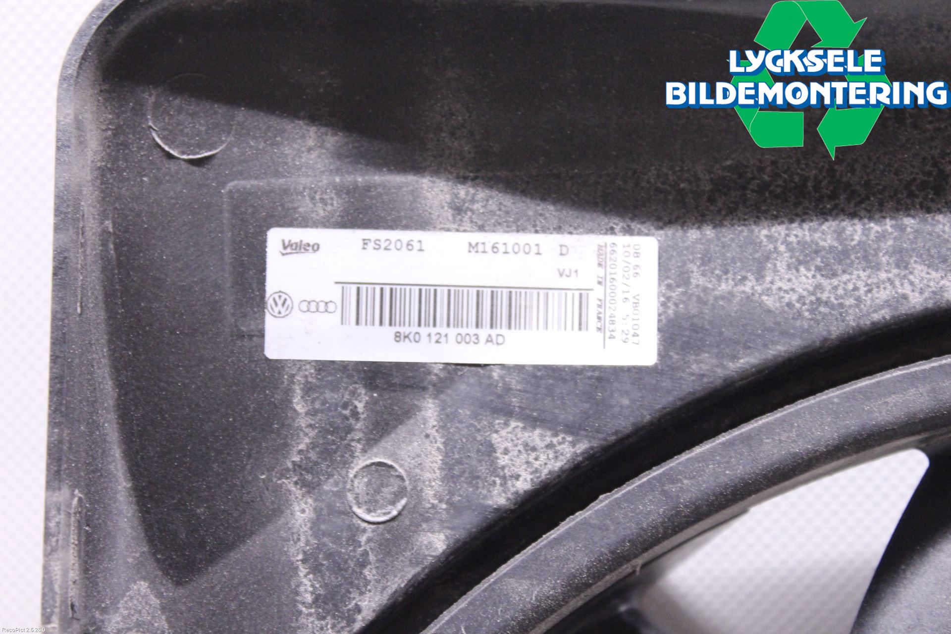 Audi A6/S6 4G 11-18 Kylfläkt El