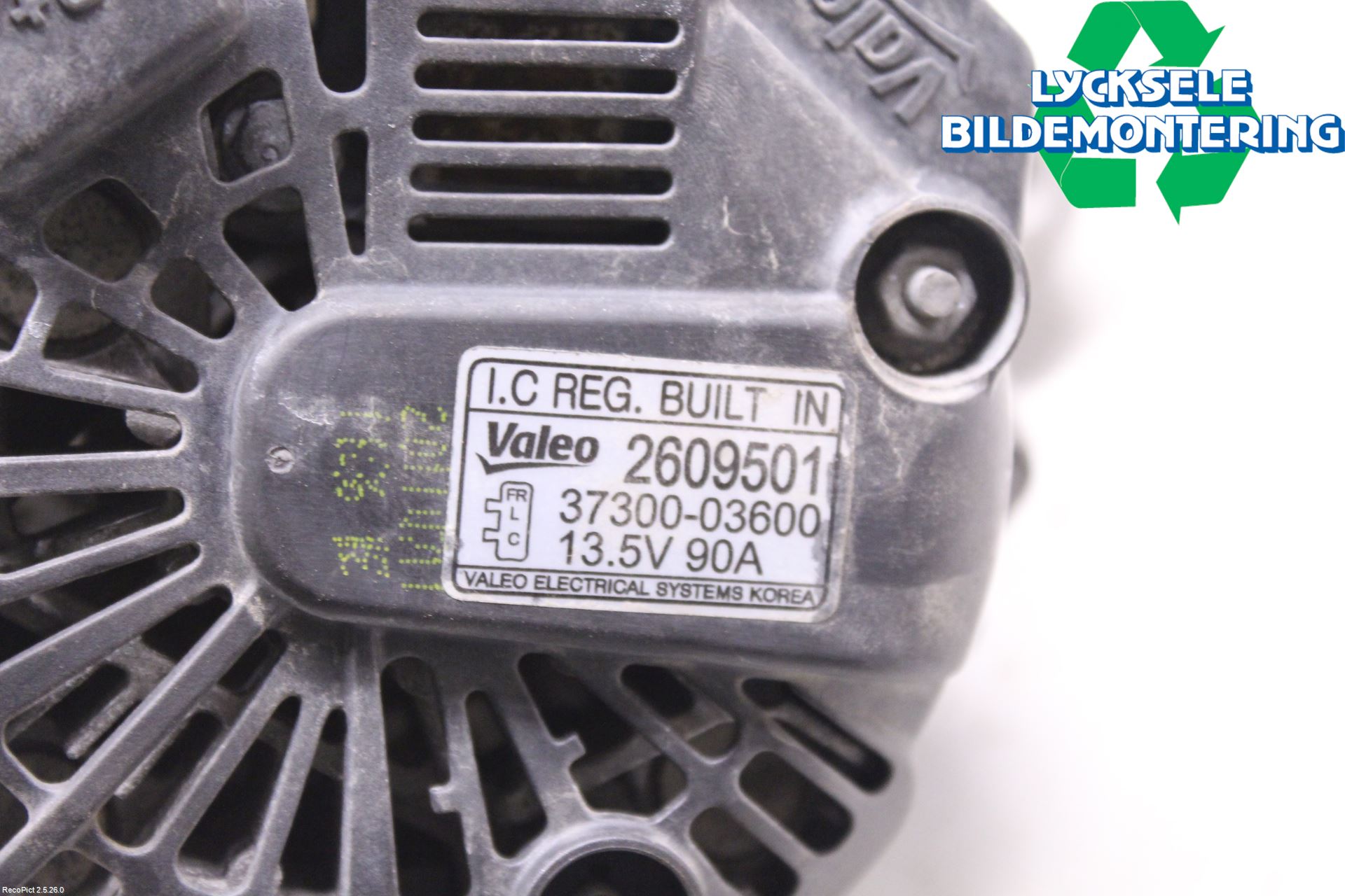 Kia PICANTO 12-17 Generator