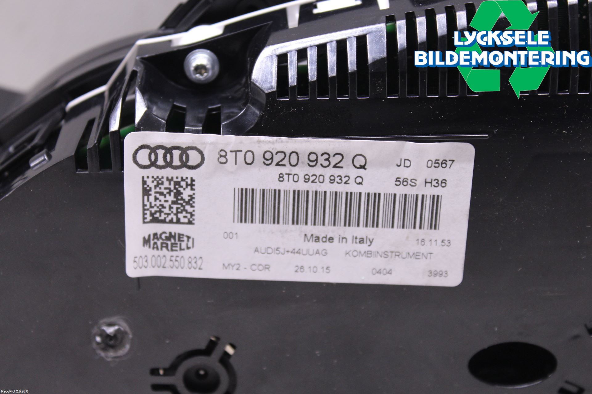 Audi A5 07-16 Instrument Komb