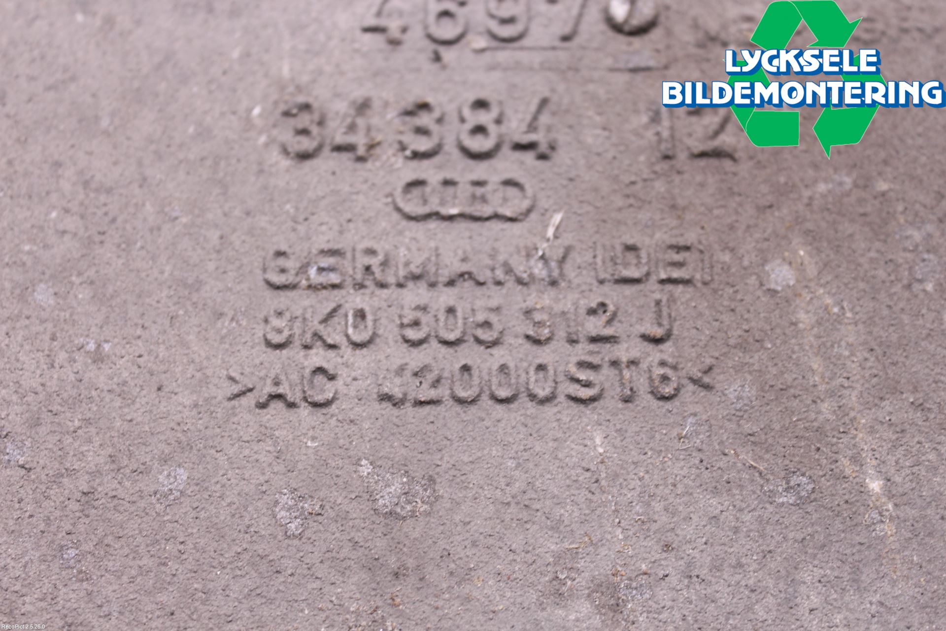 Audi A5 07-16 Bärarm Bak Höger