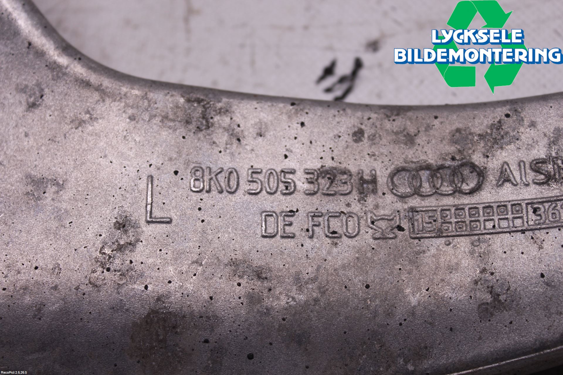 Audi A5 07-16 Bärarm Bak Vänster