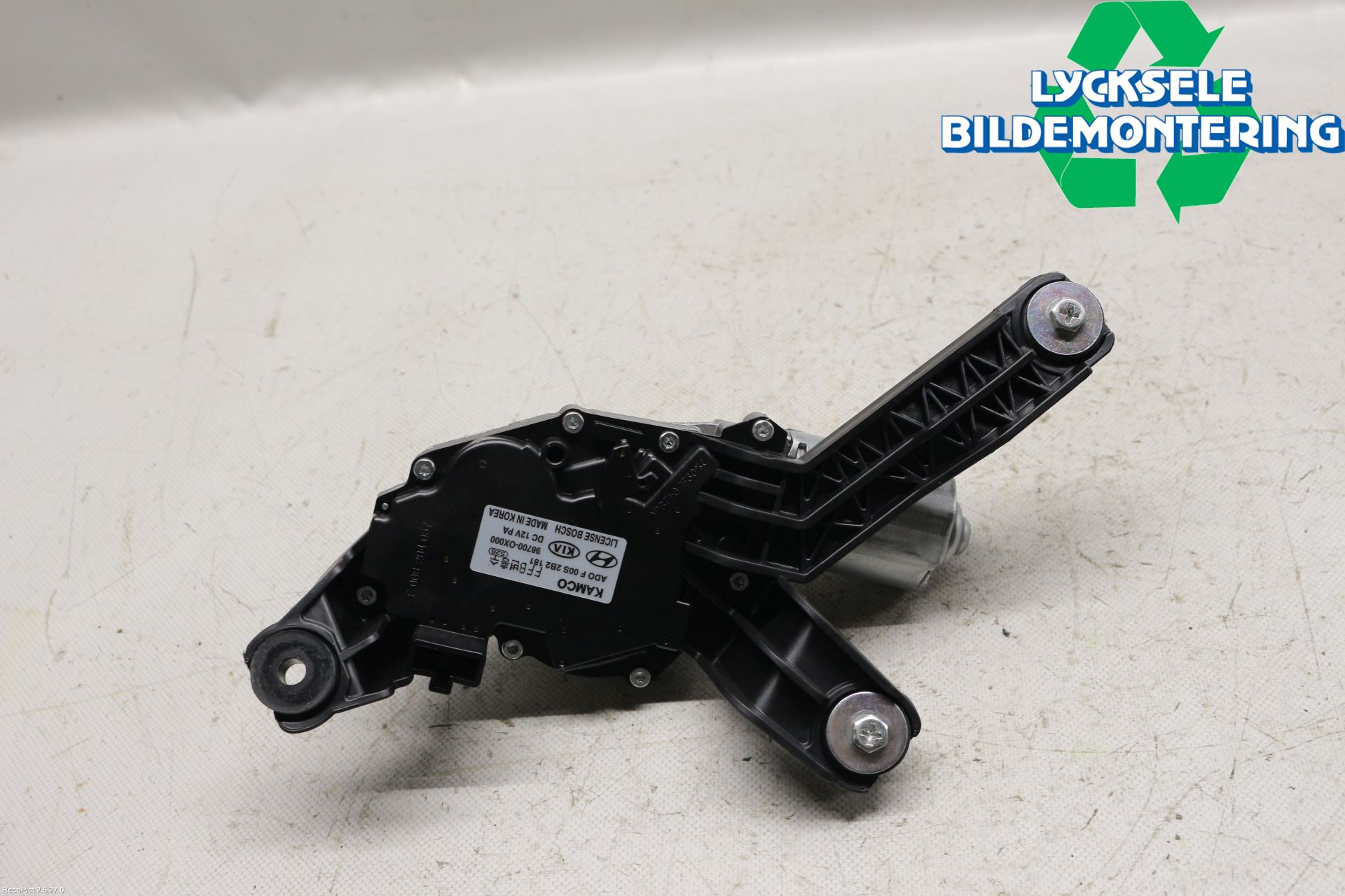 Hyundai i10 PA 08-13 Torkarmotor Baklucka