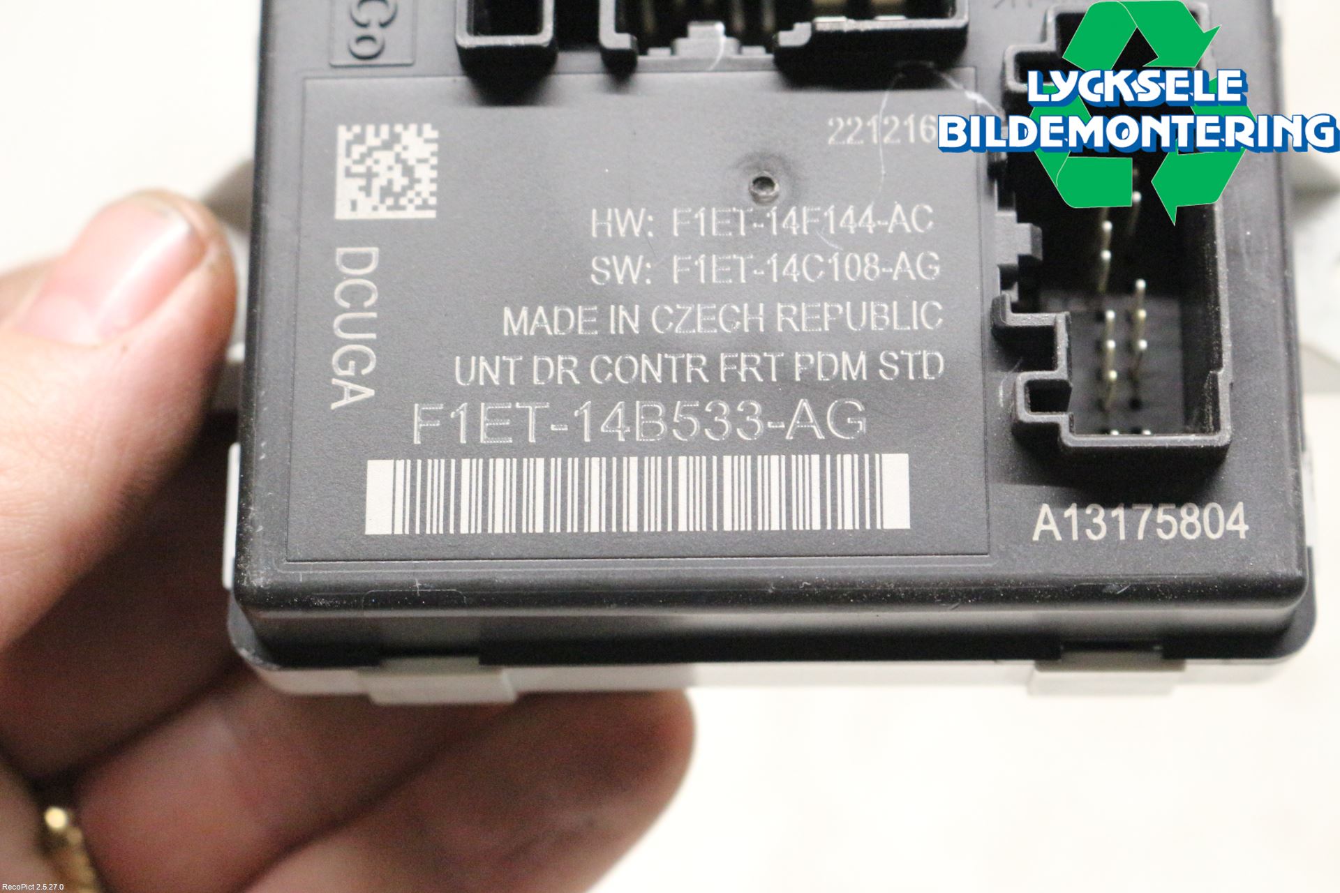 Ford KUGA 17-19 Styrenhet Dörr