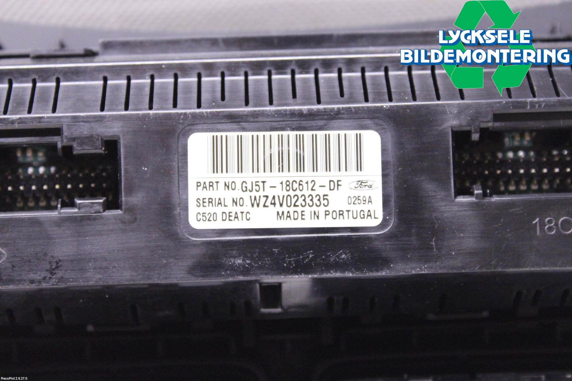 Ford KUGA 17-19 Ac Styrenhet Ac Manöveren