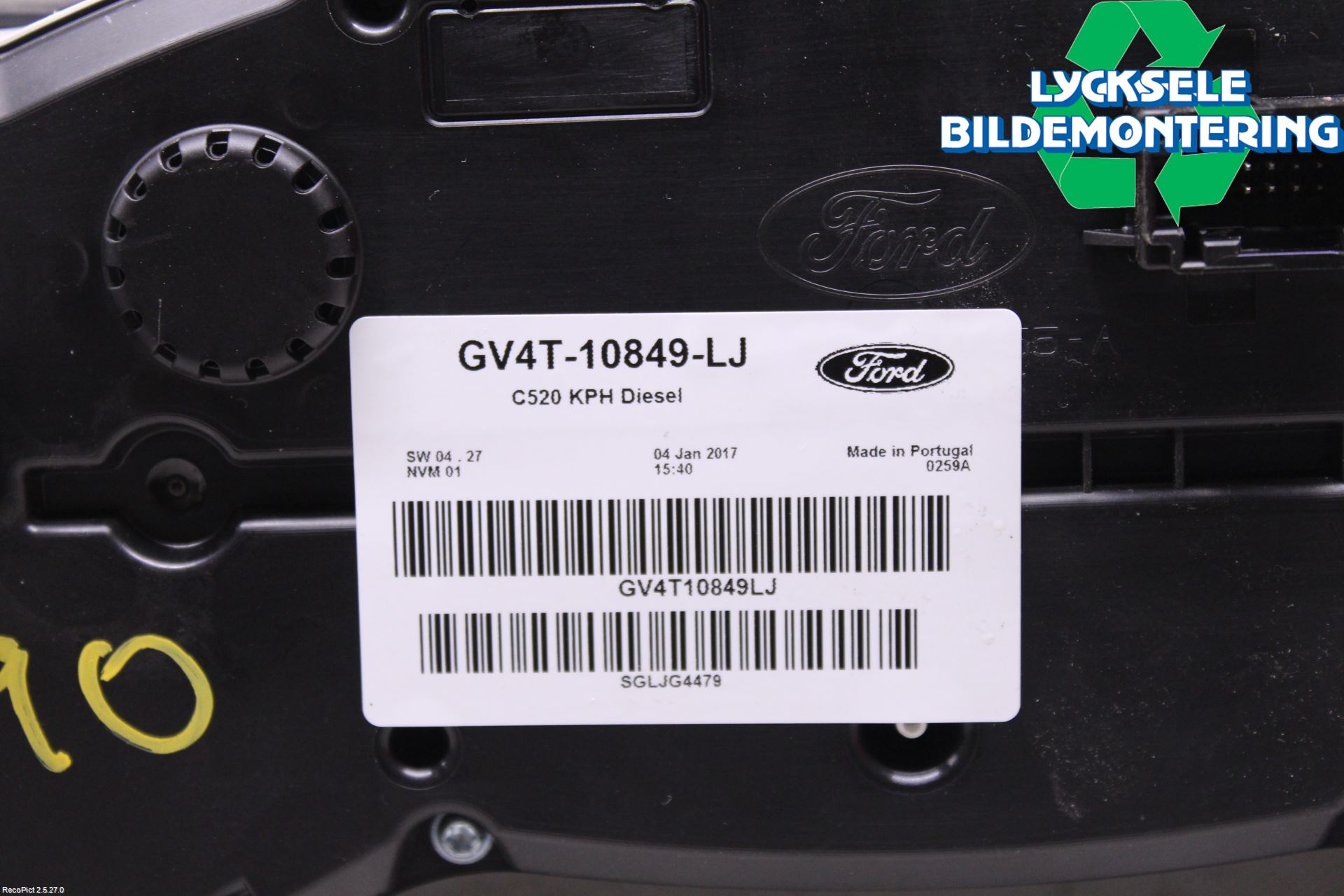 Ford KUGA 17-19 Instrument Komb