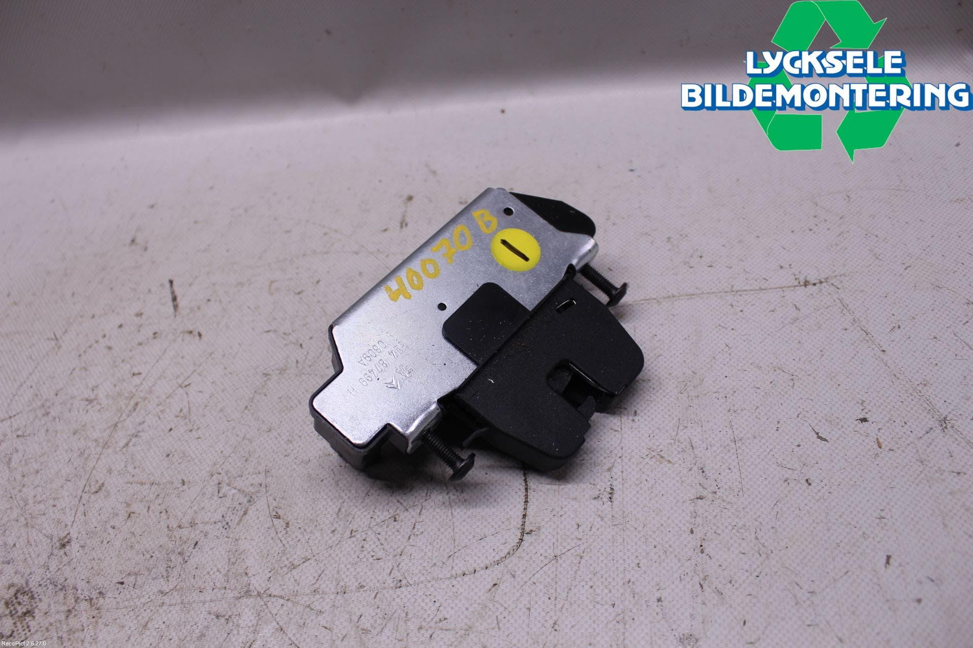 Peugeot 3008 09-16 Låskista Baklucka