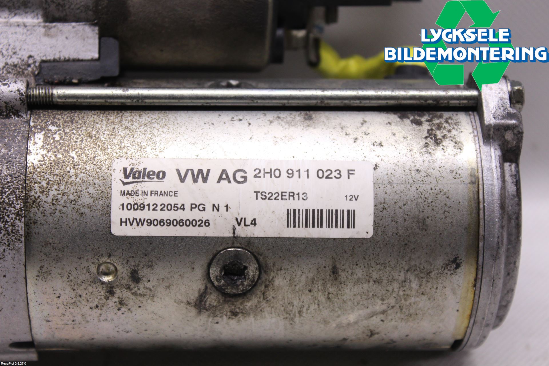 Volkswagen VW AMAROK 2H 10-22 Startmotor Diesel