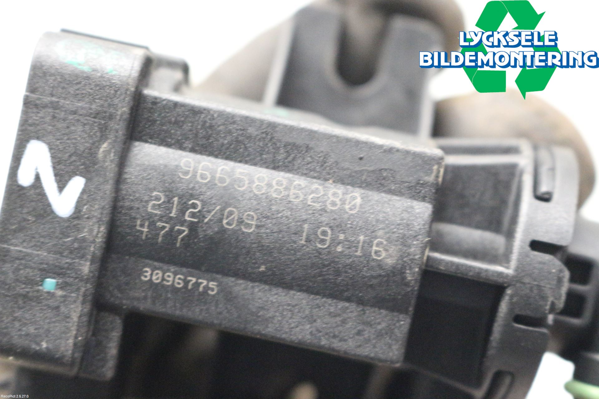 Peugeot 3008 09-16 Magnetventil Laddtryck