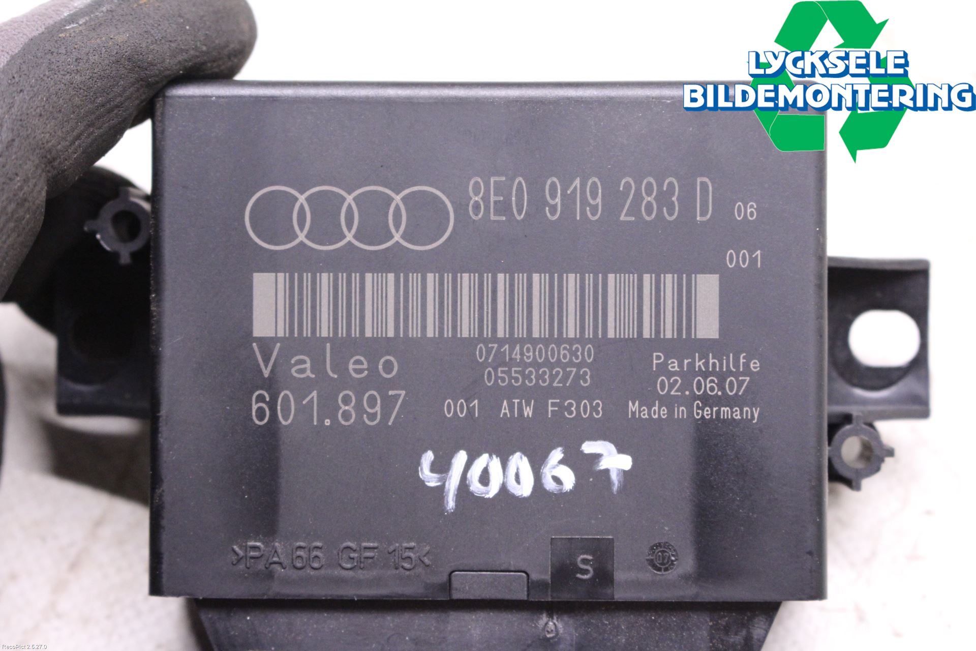 Audi A4/S4 05-07 Styrenhet Parkeringshjälp