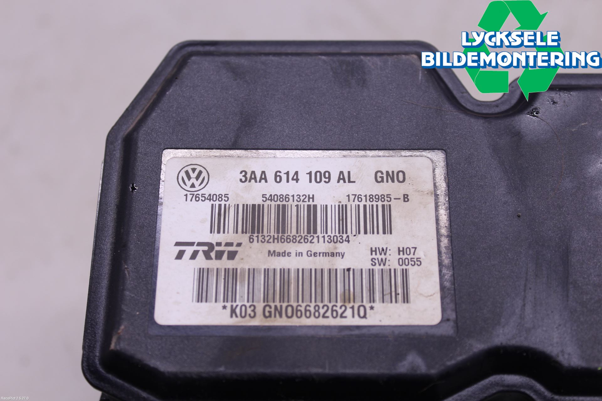 Volkswagen VW PASSAT 15-19 Abs Hydraulaggregat