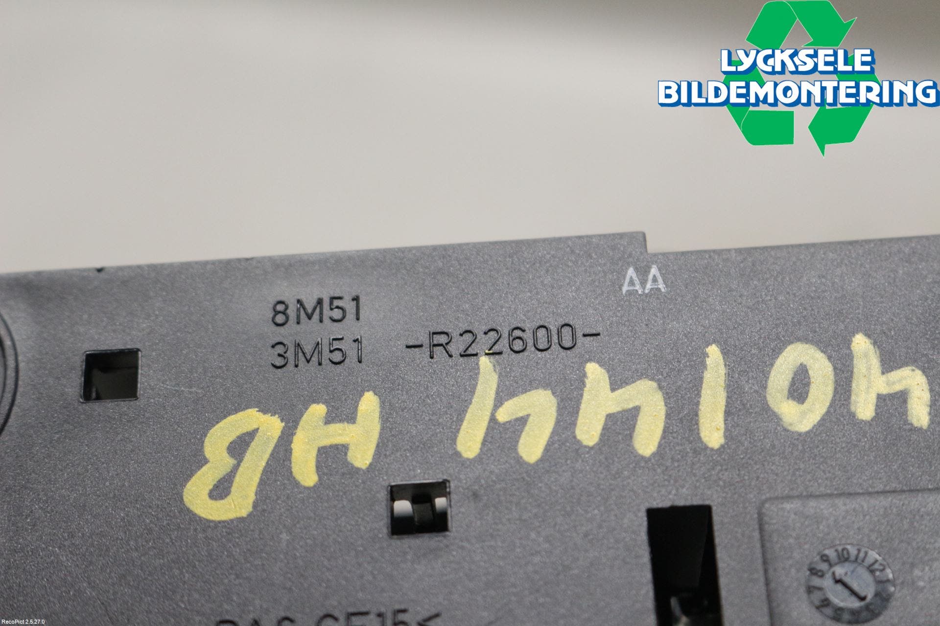 Ford FOCUS 08-11 Dörrhandtag Inre Hö