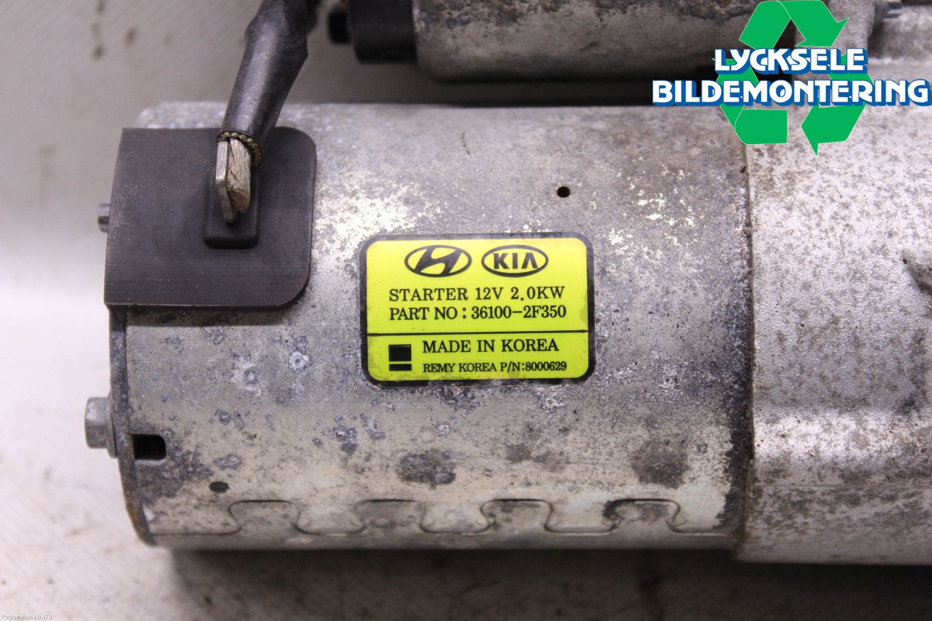 Kia SORENTO 15-20 Startmotor Diesel