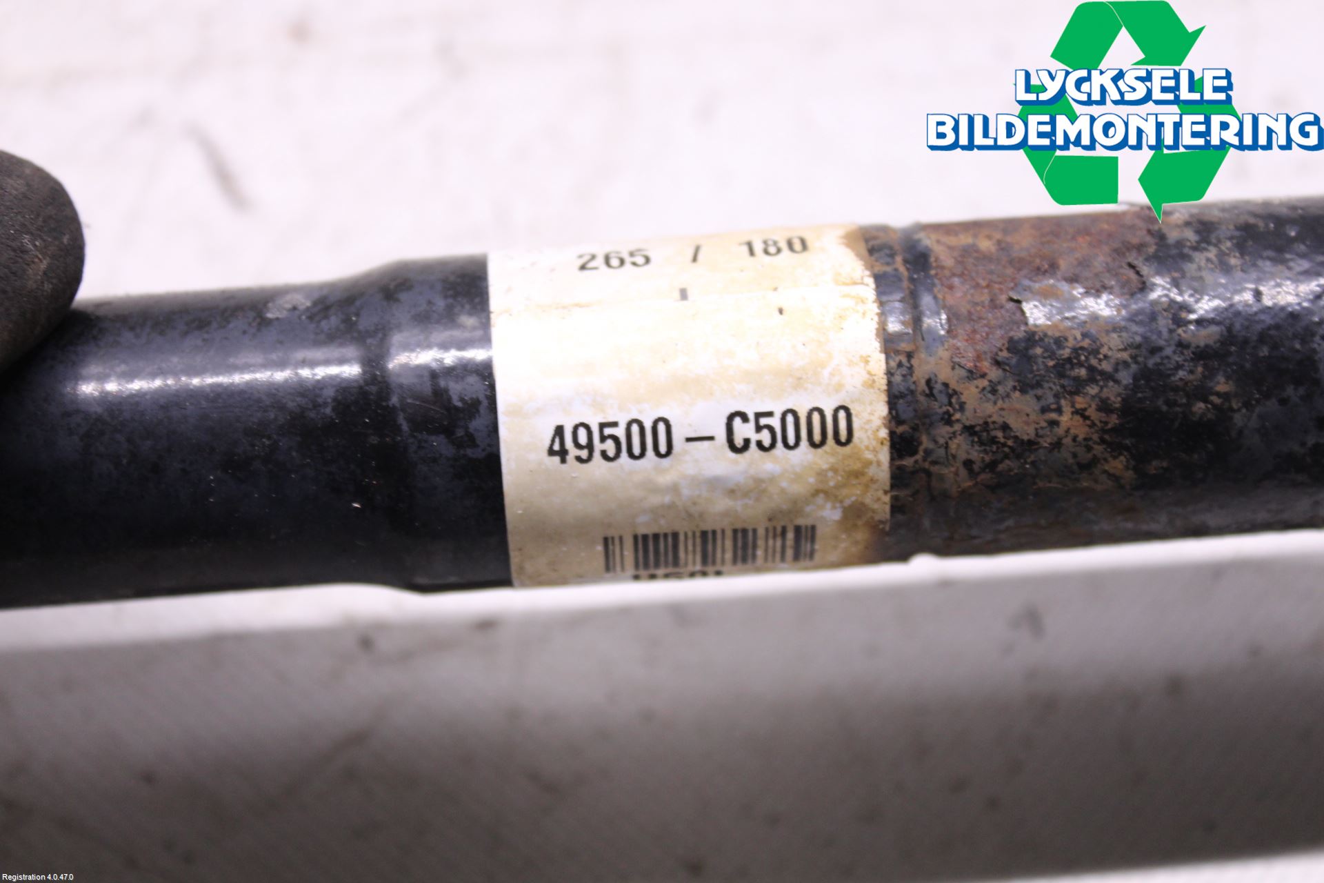 Kia SORENTO 15-20 Drivaxel Fram Vänster