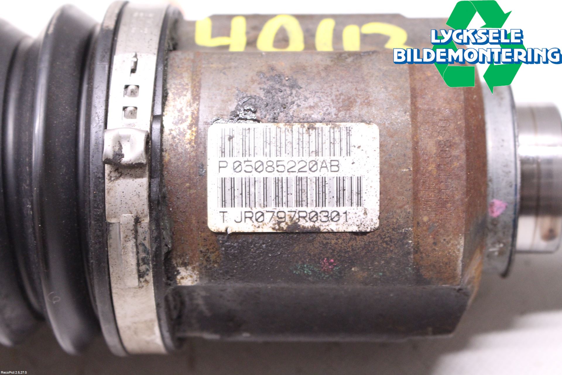 Jeep PATRIOT Drivaxel Fram Vänster