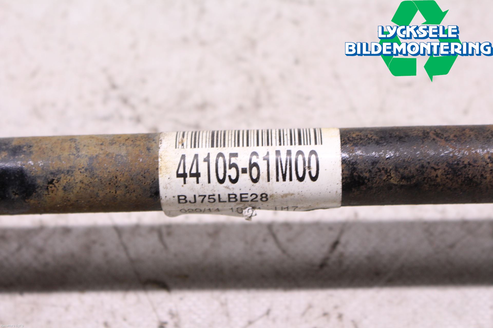 Suzuki SX4 S-CROSS 14-21 Drivaxel Bak Höger