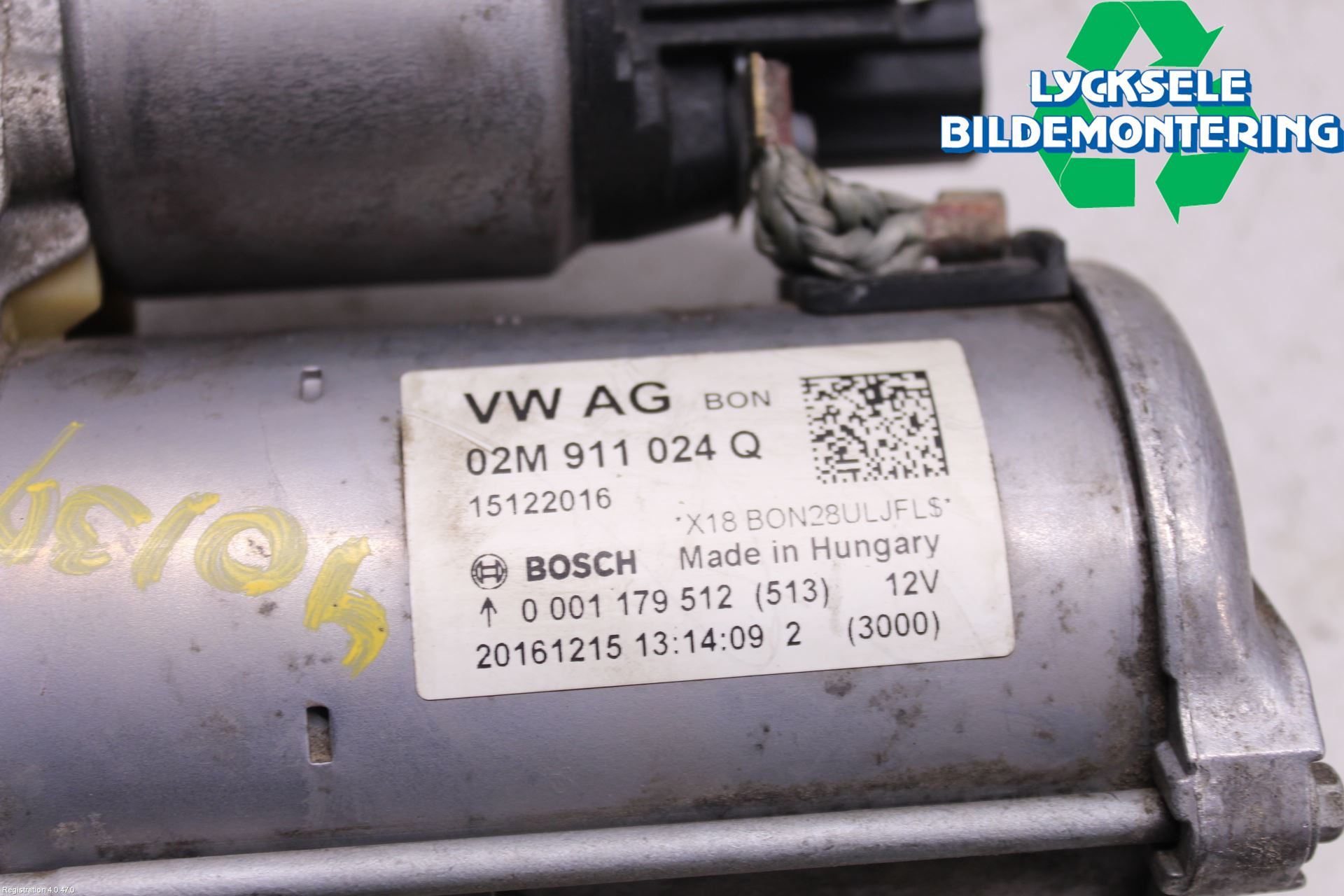 Skoda RAPID Startmotor