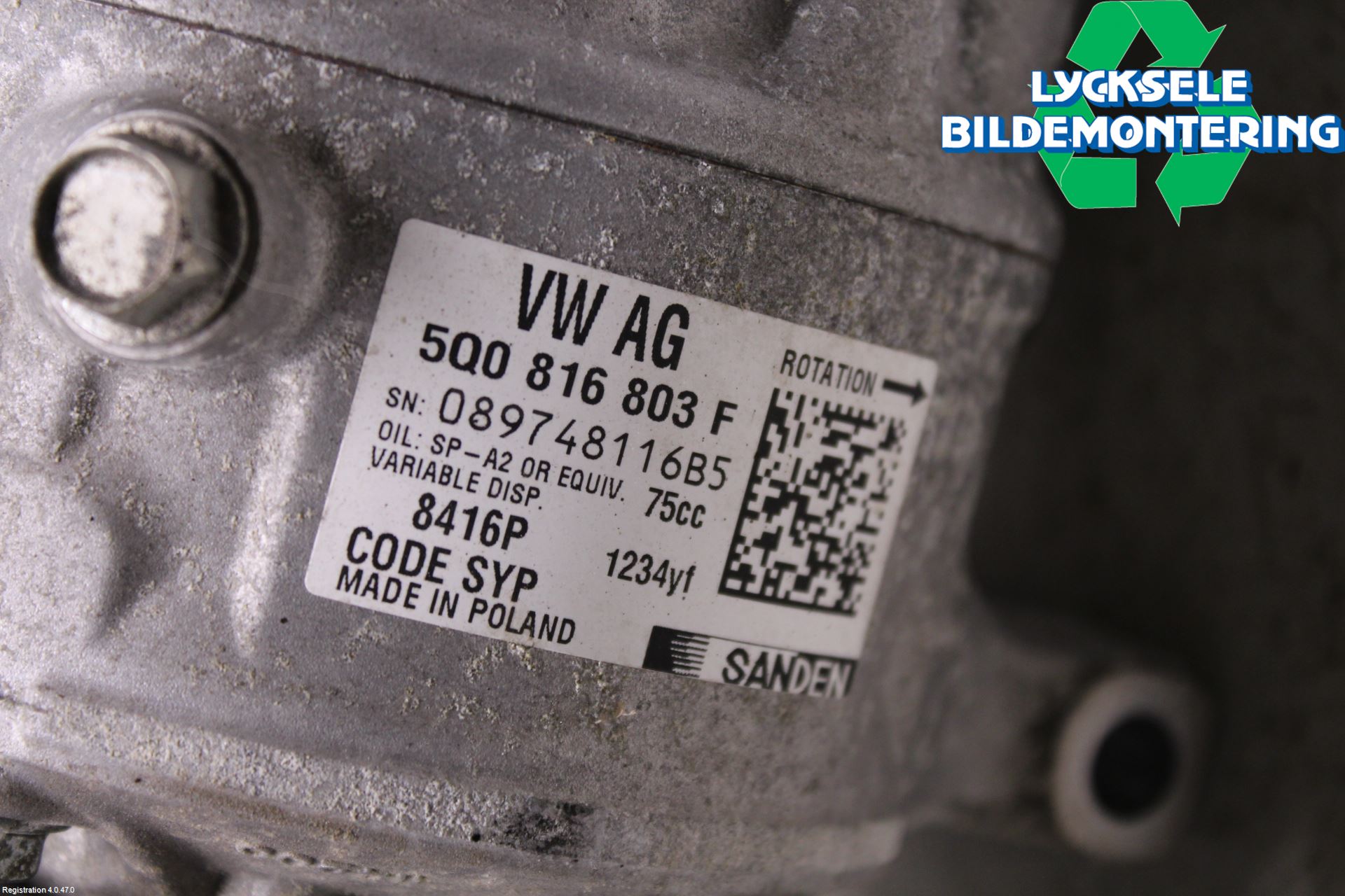 Skoda RAPID Ac Kompressor