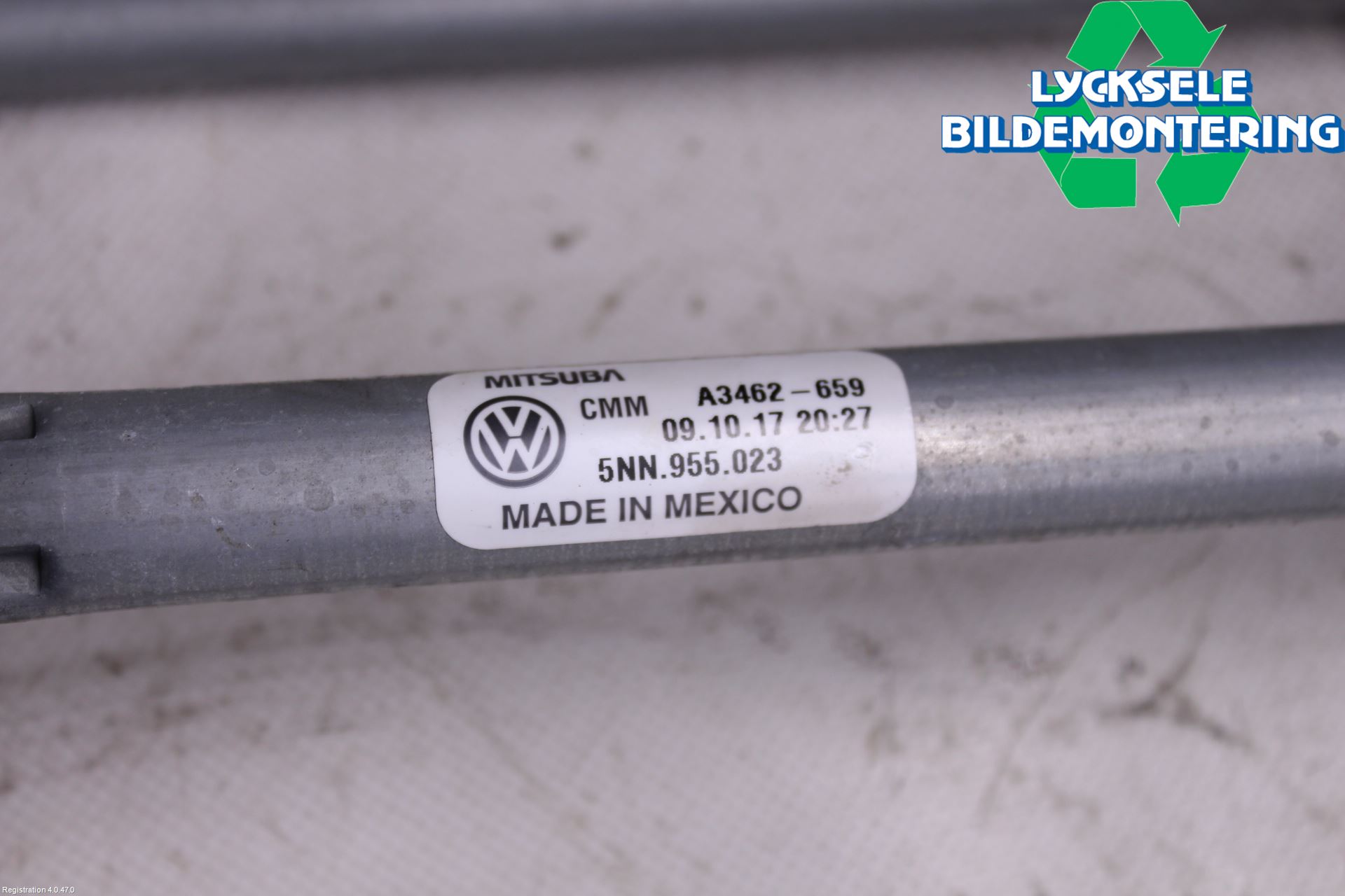 Volkswagen VW TIGUAN 16-24 Torkarmotor Vindruta