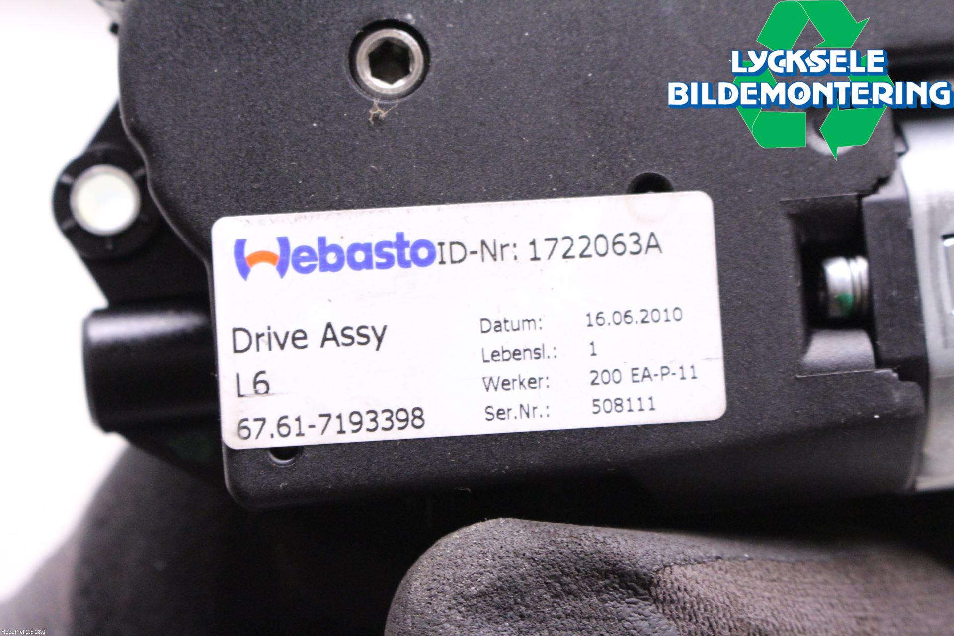 BMW 1 E82/88 Coupé/Cab 06-13 Taklucksmotor