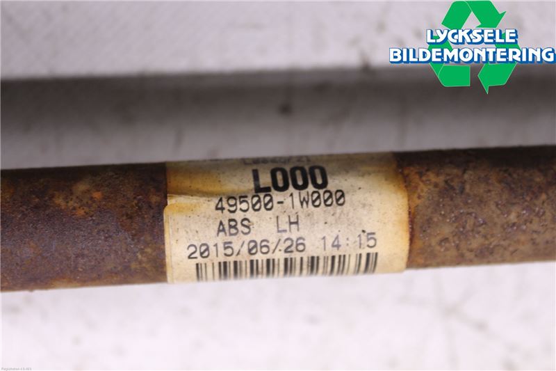 Kia RIO 12-16 Drivaxel Fram Vänster