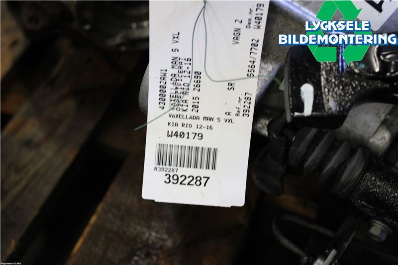 Kia RIO 12-16 Växellåda Man 5 Vxl