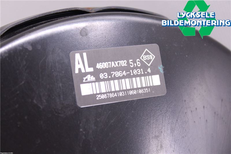 Nissan MICRA 08-10 Bromsservo