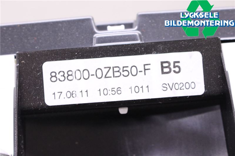 Toyota AURIS 10-12 Instrument Komb