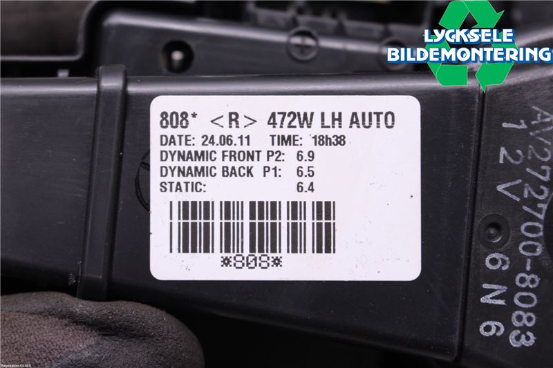 Toyota AURIS 10-12 Ac Värmefläkt