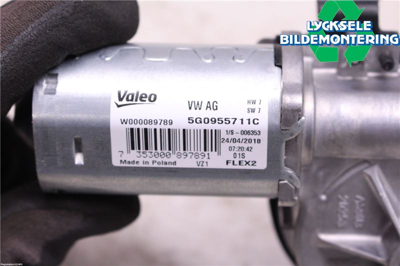 Volkswagen VW GOLF / E-GOLF VII 13-20 Torkarmotor Baklucka
